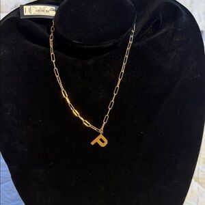 Kate Spade Gold Letter P Necklace